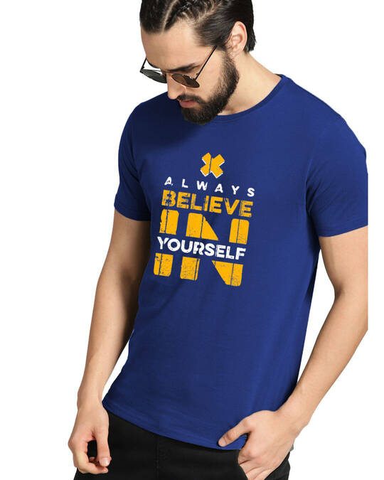 Shop Believe in Yourself Printed T-shirts for Men's-Design