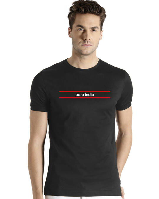 Shop Graphic Black Printed T-shirt For Men's