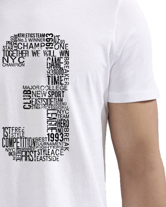 Shop Men's 93 Number Printed Cotton T-shirt-Design