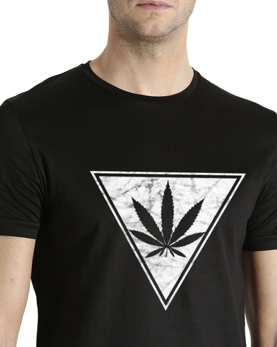 Shop Men's Weed Leaf Printed T-shirt-Design