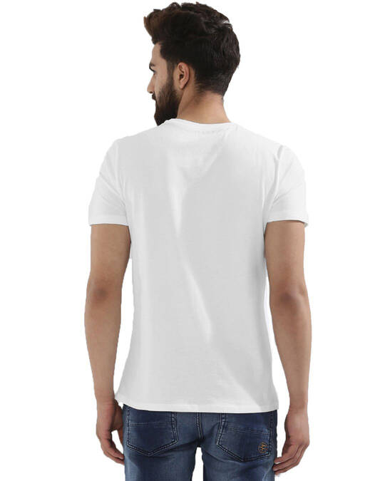 Shop Naver Give Up Design Printed T-shirt for Men's-Back