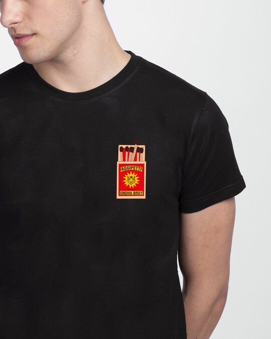 Shop Aggipetti Pocket Half Sleeve T-Shirt-Front