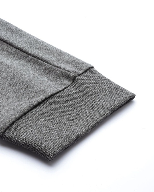 Shop Men's Charcoal Grey Solid Slim Fit Track Pants