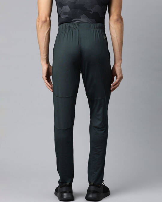 Shop Men's Grey Solid Slim Fit Track Pants-Design