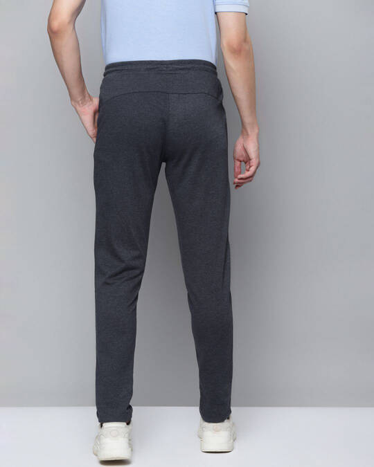 Shop Men's Navy Blue Solid Track Pants-Design