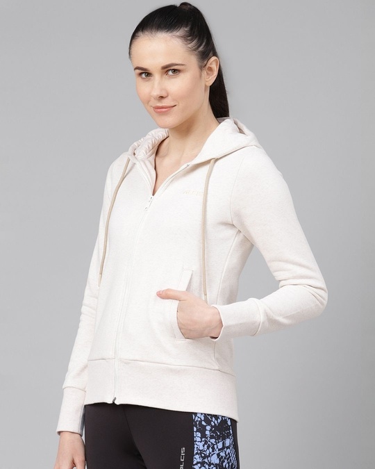 Shop Women White Slim Fit Jacket-Design