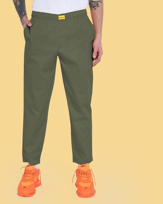 Shop Alpha Green Pyjama-Front