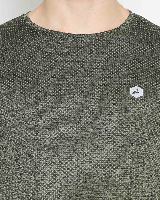 Shop Men's Grey Printed Round Neck T-shirt-Design