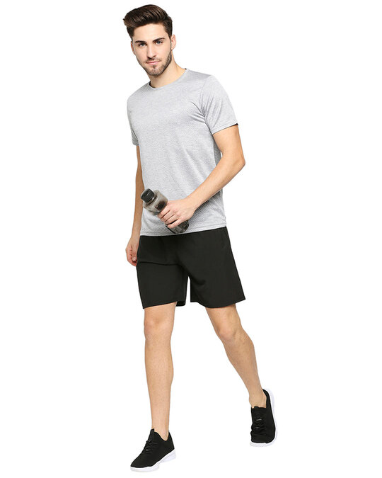 Shop Men's Black Solid Regular Shorts