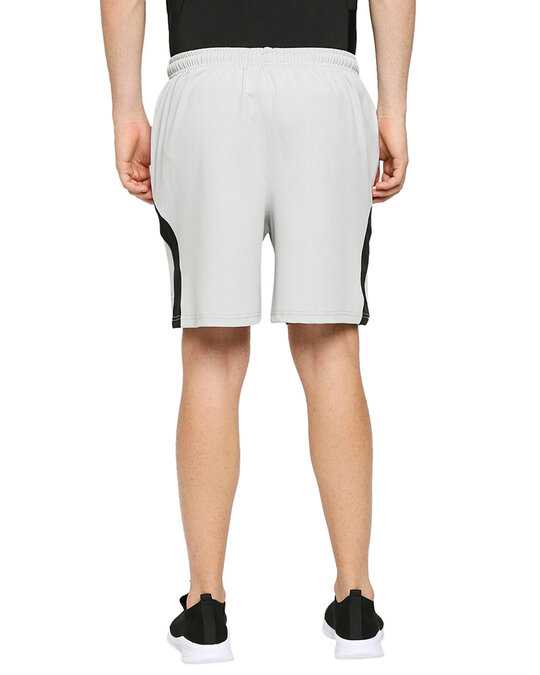 Shop Men's Grey Solid Regular Shorts-Full