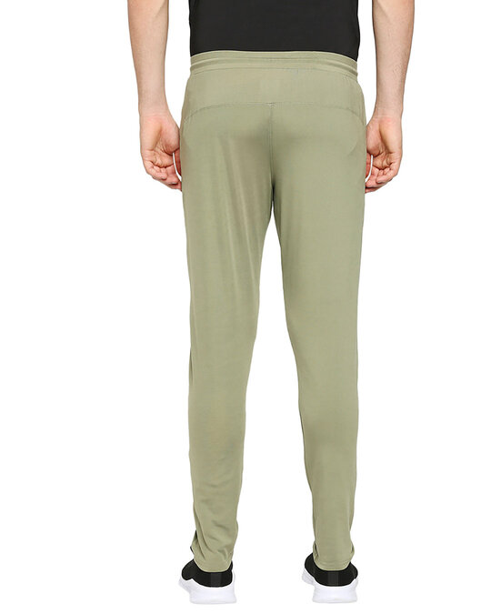 Shop Men's Light Green Solid Regular Fit Trackpant-Full