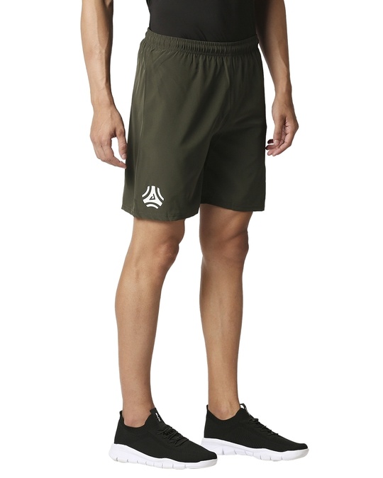 Shop Solid Men Olive Regular Shorts-Full