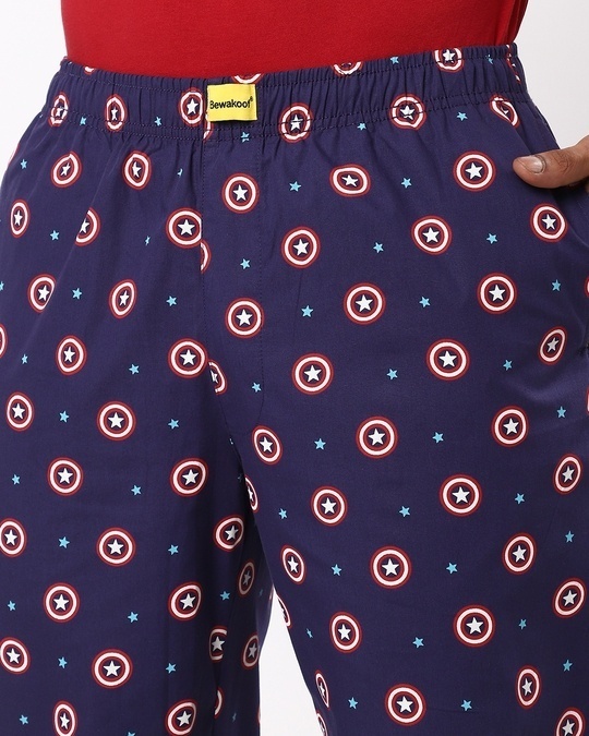 Shop America Shield All Over Printed Pyjama (AVL)
