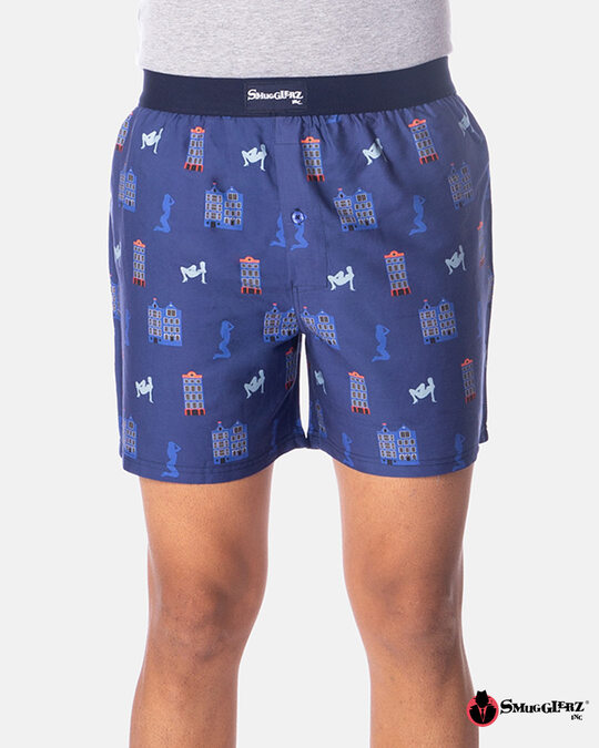 Shop Amsterdam Boxer Navy-Front