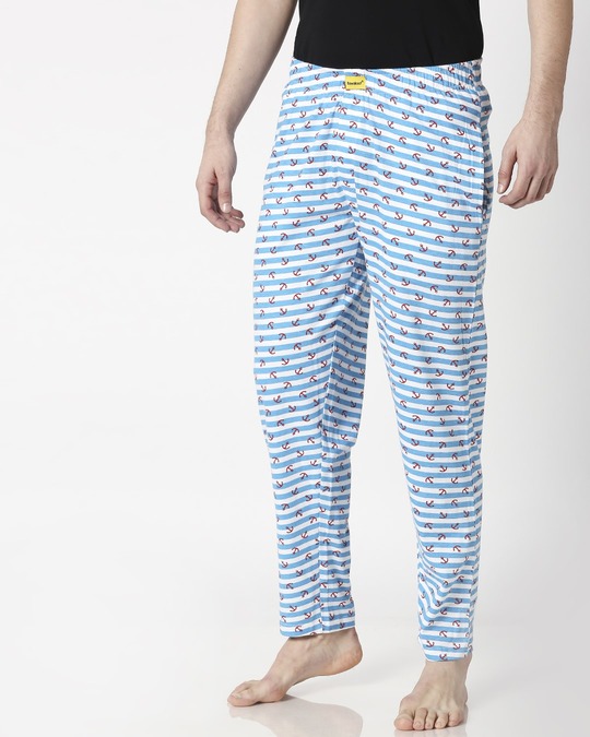 Shop Anchored White Knitted Pyjamas-Design
