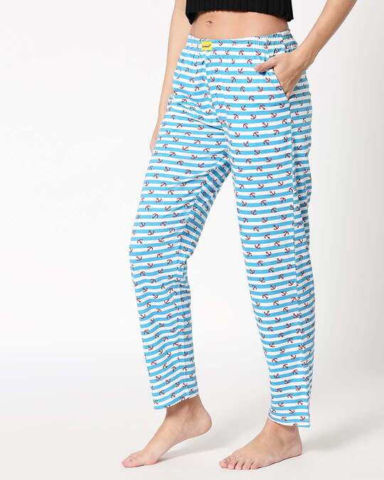 Shop Anchored White Knitted Pyjamas-Design