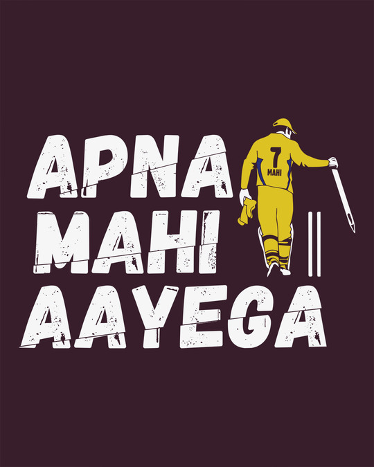 Shop Apna Mahi Aayega Full Sleeve T-Shirt-Full