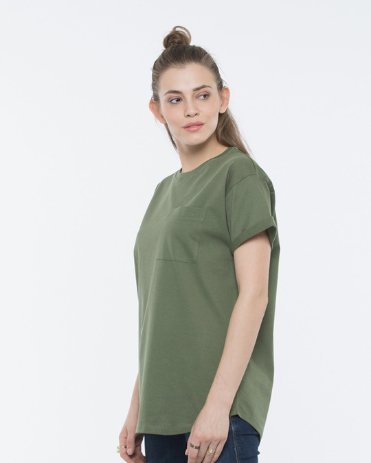 army green plain shirt