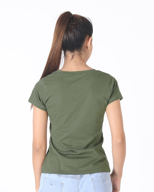 indian army green t shirt