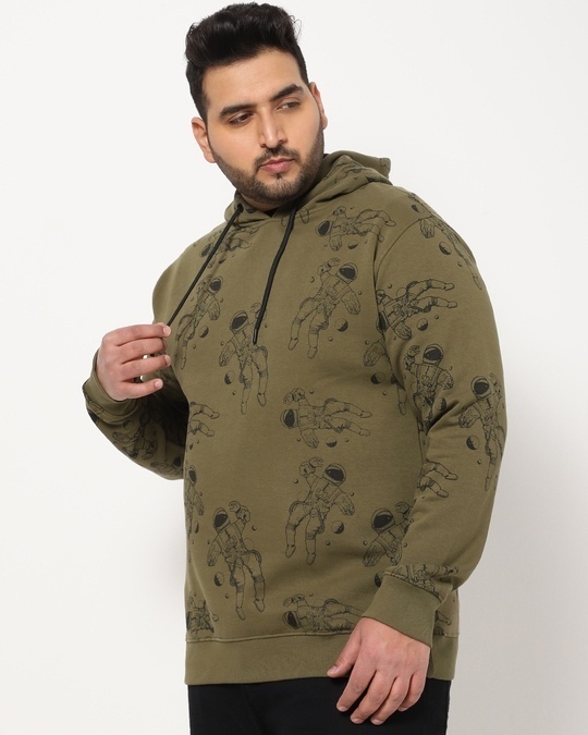 Shop Astronaut Plus Size AOP Sweatshirt-Back