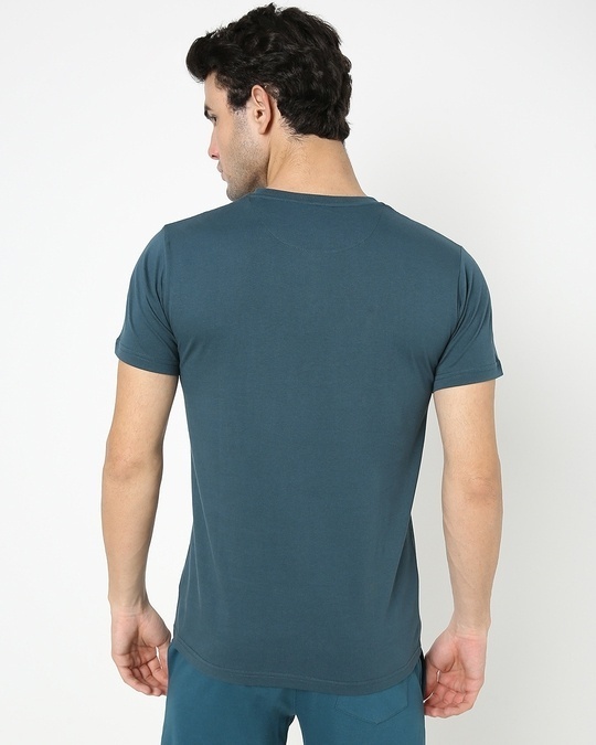Shop Men's Atlantic Deep Half Sleeve Henley T-shirt-Design
