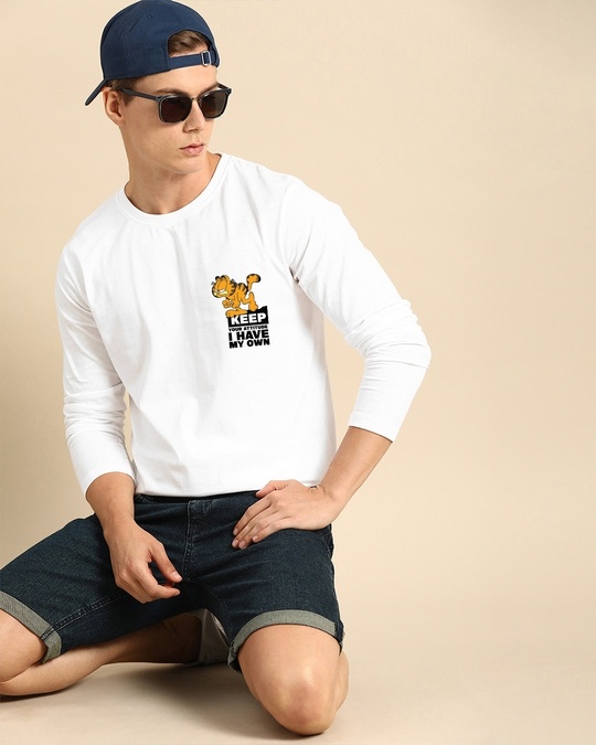 Shop Garfield Attitude Full Sleeve T-Shirt-Design