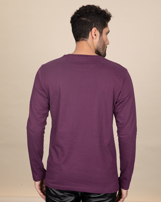 buy-aur-bata-tu-bata-full-sleeve-t-shirt-for-men-purple-online-at-bewakoof