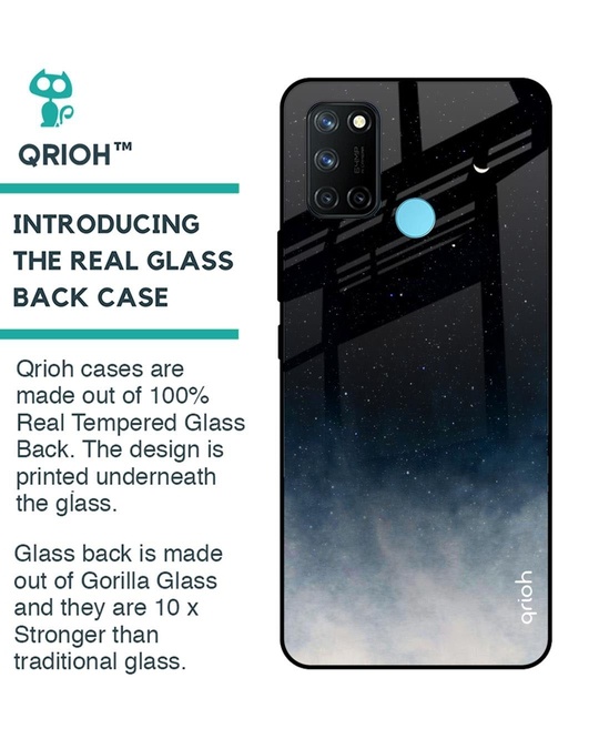 Shop Aura Printed Premium Glass Cover for Realme 7i (Shock Proof, Lightweight)-Back