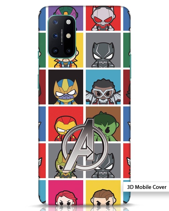 Shop Avengers Chibi OnePlus 8T 3D Mobile Cover-Front