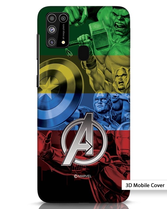 Shop Avengers Color Samsung Galaxy M31 3D Mobile Cover-Front