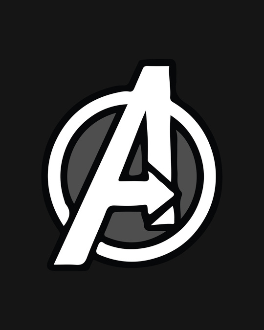 Avengers Logo Sleeveless Puffer Jacket with Detachable Hood