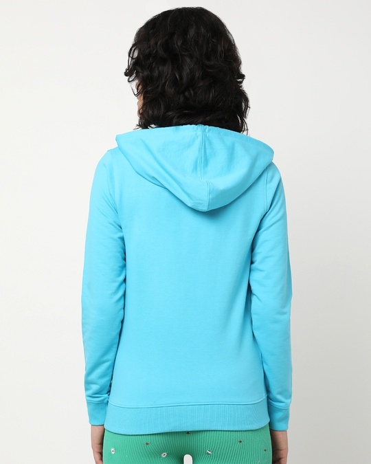 Shop Upbeat Blue Hoodie Sweatshirt-Design