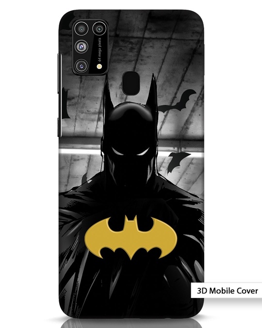 Shop Batman Logo Samsung Galaxy M31 3D Mobile Cover-Front