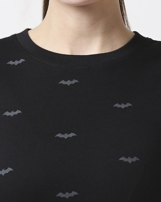 Shop Batman Minimal Half Sleeves AOP T-Shirt