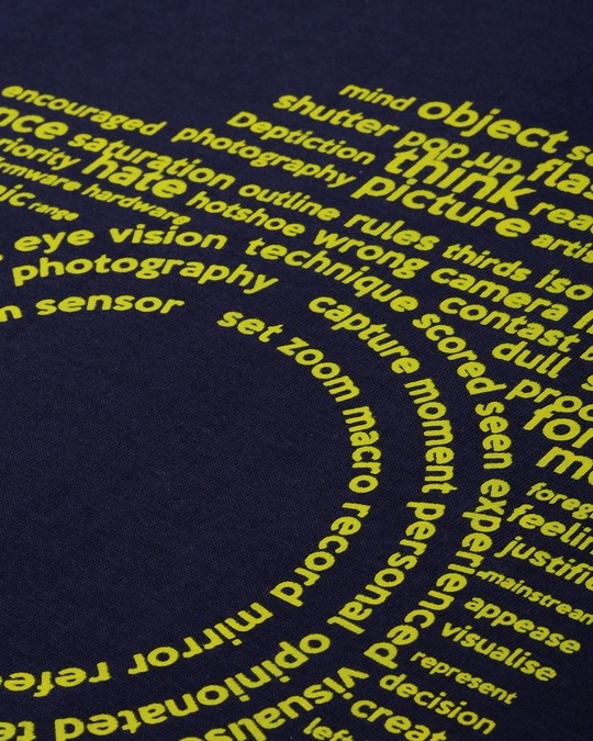 Shop Camera Typography Half Sleeve T Shirt For Men
