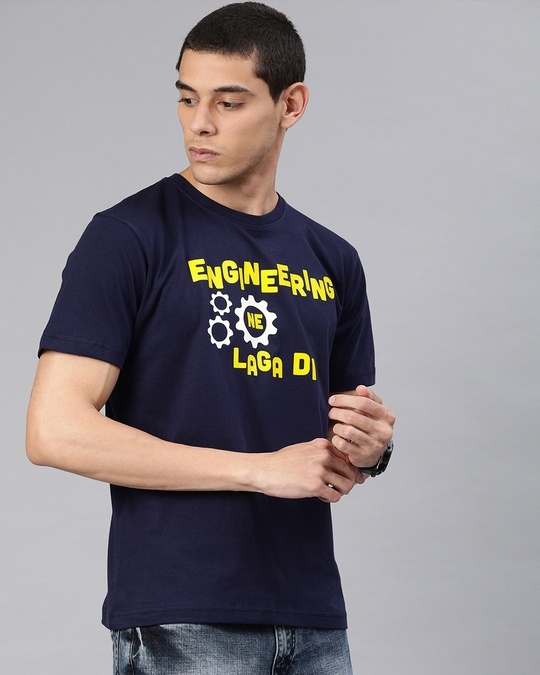 Shop Engineering Ne Laga Di Half Sleeve T Shirt For Men-Design