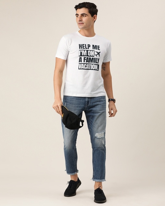 Shop Help Me Half Sleeve T Shirt For Men-Full