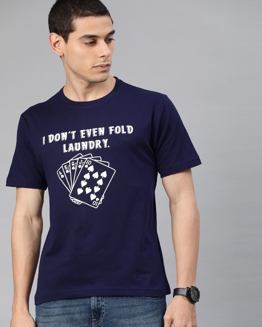 Shop Never Fold Half Sleeve T Shirt For Men-Front