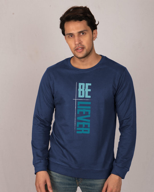 Shop Be-liever Fleece Light Sweatshirt-Front