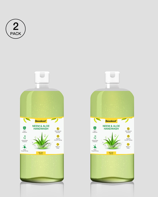 Shop Neem & Aloe Hand Wash (500ml) Pack Of 2-Front