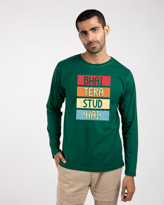 miya bhai t shirt green colour