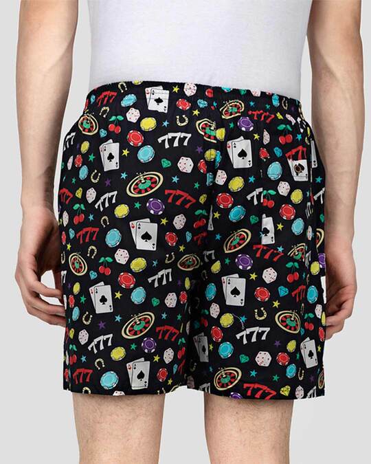 Buy What's Down | Black All In Boxer Shorts | Casino Boxers Online in ...