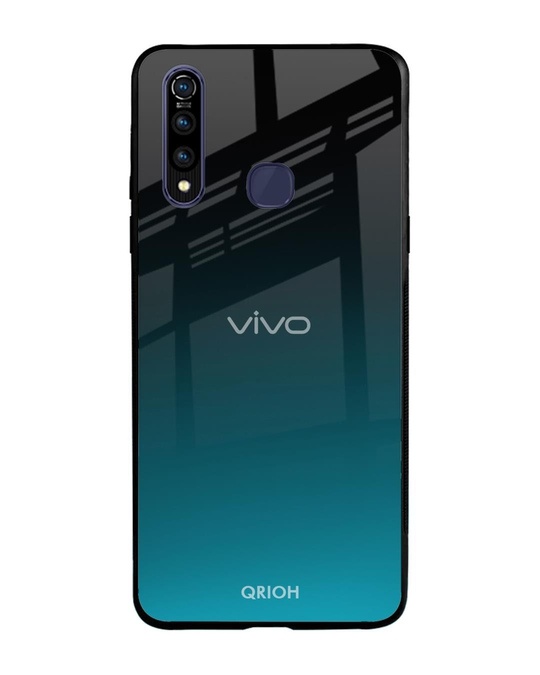 Shop Ultramarine Printed Premium Glass Cover for Vivo Z1 Pro (Shock Proof, Lightweight)-Front