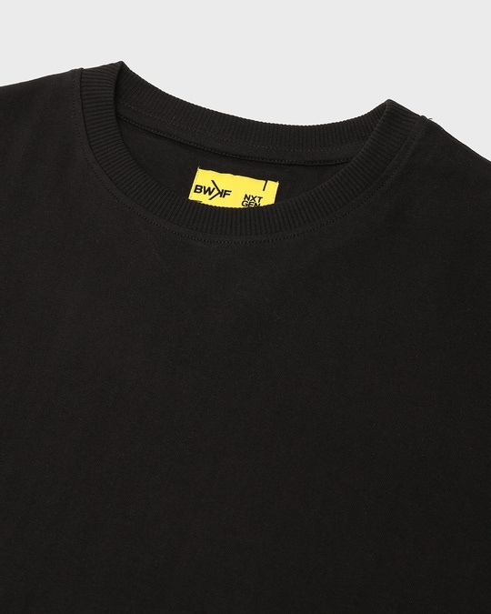 Shop Men's Black Super Loose T-shirt