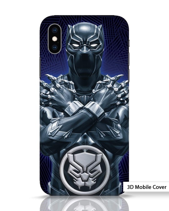 Shop Black Panther iPhone XS 3D Mobile Cover-Front