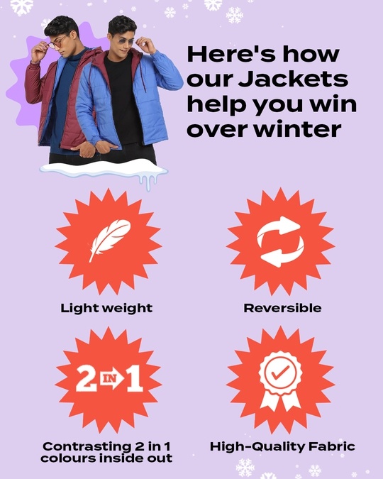 Shop Black Reversible Hoodie Puffer Jacket