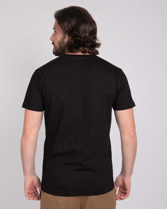 black v neck t shirt for men