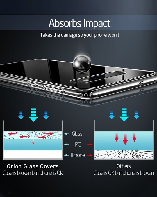 Shop Abstract Tiles Printed Premium Glass Cover for iPhone XS Max (Shock Proof, Lightweight)
