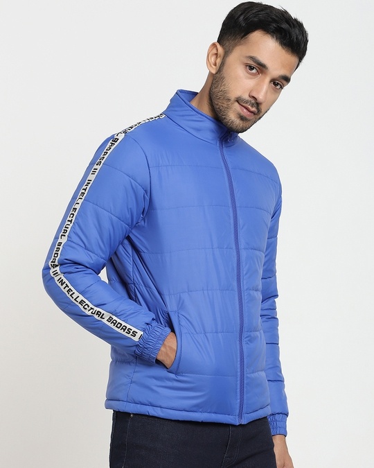Shop Royal Blue Puffer Jacket-Design