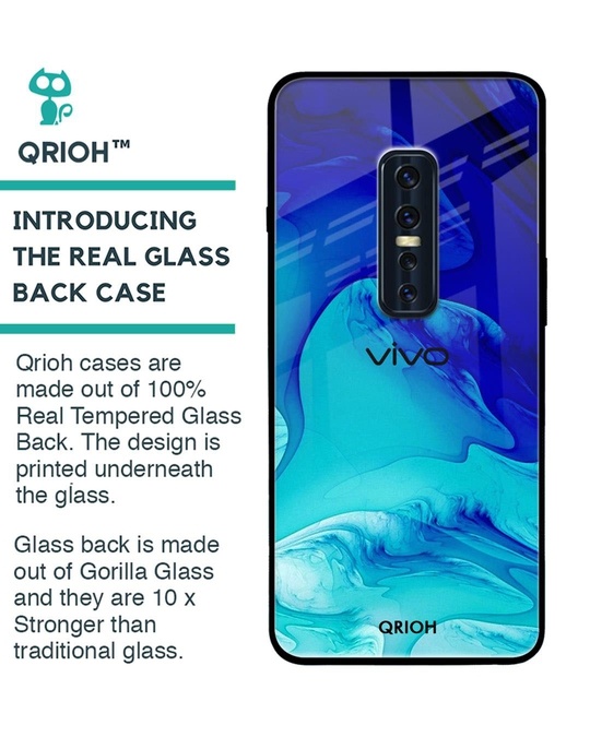 Shop Raging Tides Printed Premium Glass Cover for Vivo V17 Pro (Shock Proof, Lightweight)-Back